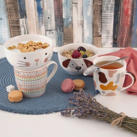 Laste kruus kausiga, portselanist kass, 2 ... | FreshDesign.ee