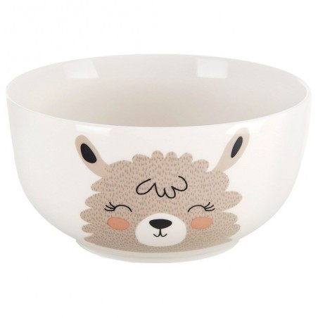 Laste kruus kausiga, portselan laama, 2 osaline | FreshDesign.ee