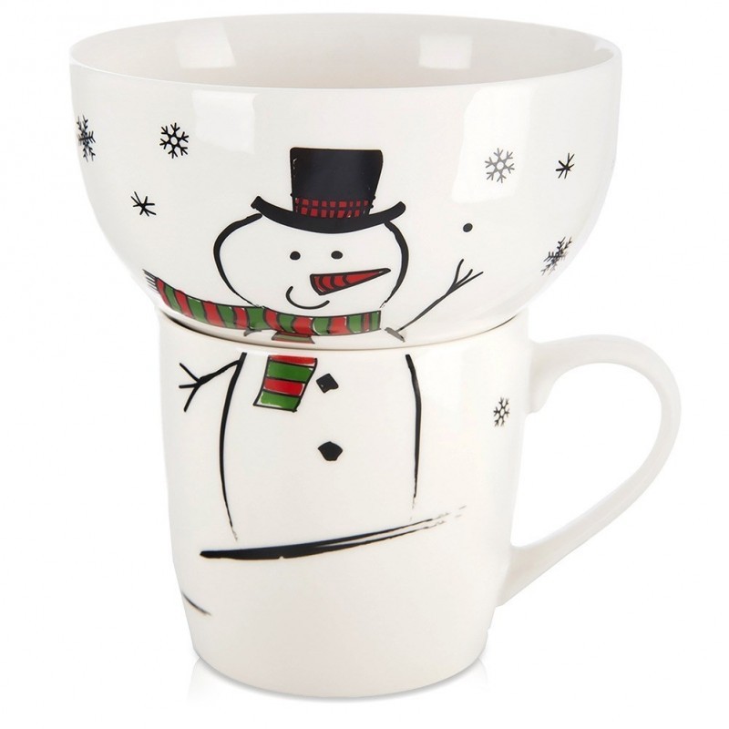 Laste kruus kausiga, portselanist lumememm... | FreshDesign.ee