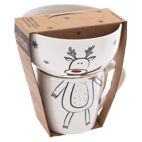 Laste portselanist kruus kausiga, 2 osaline | FreshDesign.ee