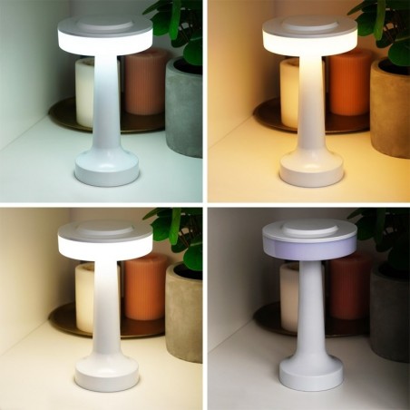 LED laualamp valge juhtmevaba 3 valgustusr... | FreshDesign.ee