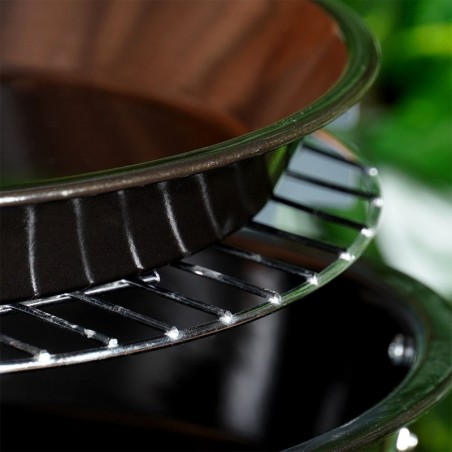 Ümmargune terasest grillpann, must, 35 cm | FreshDesign.ee