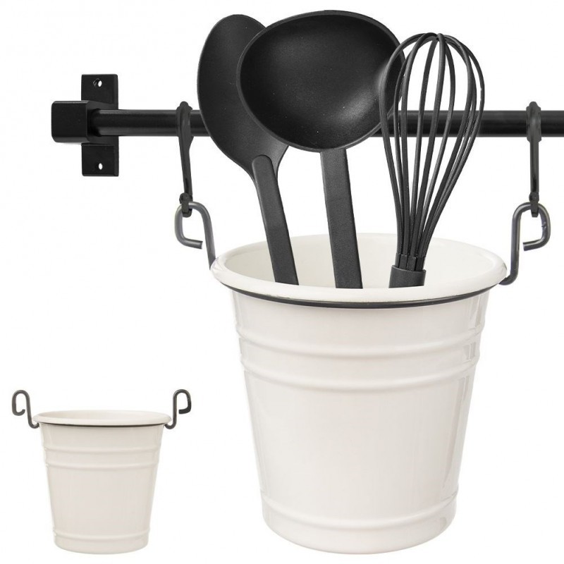 Rippuv köögitarvete konteiner valge RADKA | FreshDesign.ee