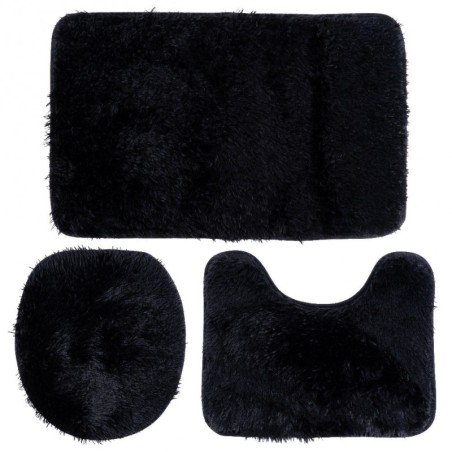 Komplekt - 3 musta vannitoamatti | FreshDesign.ee