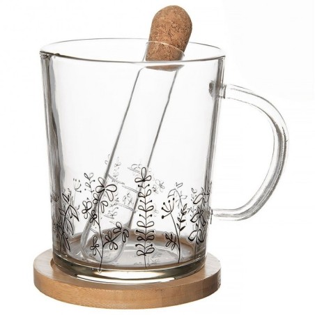 LOUKA klaasist kruus infusiooniga 400 ml 3... | FreshDesign.ee