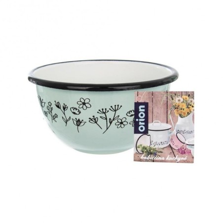 LOUKA roheline emailitud kauss 12 cm, 500 ml | FreshDesign.ee