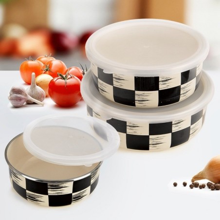 Emaileeritud kaanega kauss, RUBUL, 15,5 cm... | FreshDesign.ee