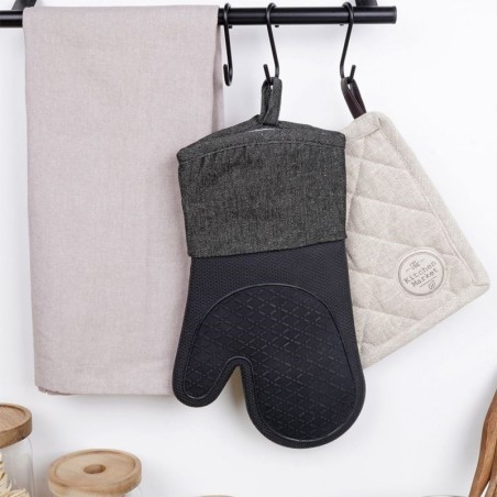 Silikoonist köögikinnas must 32 cm | FreshDesign.ee