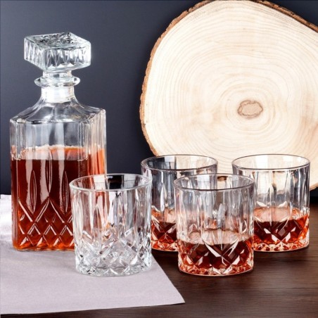 Karahvin ja viskiklaasid 900 ml + 4x300 ml