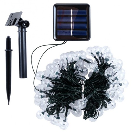 Päikesepatareiga aia vanik LED 10 m 100 tk. | FreshDesign.ee