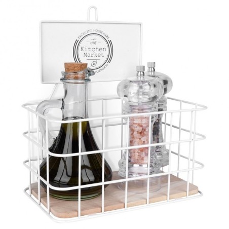 Köögiriiul metallist valge 21x12,5x24 cm | FreshDesign.ee