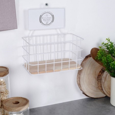 Köögiriiul metallist valge 21x12,5x24 cm | FreshDesign.ee