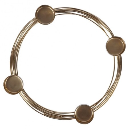 Kuldne metallist küünlajalg 4 küünlale 28x3,5 cm | FreshDesign.ee