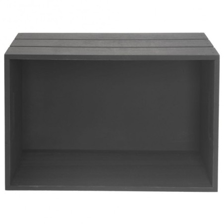 Puidust hoiukast 36x26x15 cm, must | FreshDesign.ee