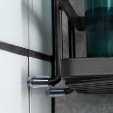 Mustast metallist iminappadega duširiiul, ... | FreshDesign.ee