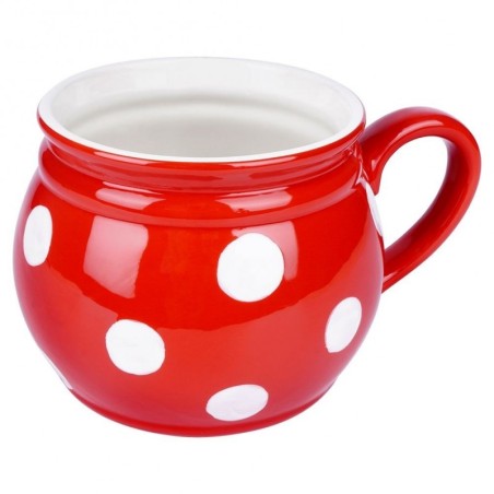 Keraamiline kruus punaste täppidega 950 ml | FreshDesign.ee