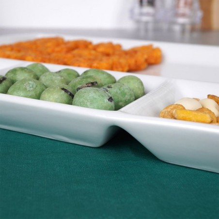 Valgest portselanist sektsioonidega taldri... | FreshDesign.ee