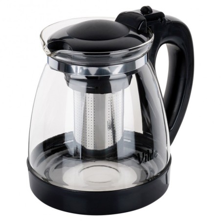 Teekann teetõmmisega, klaas, 2 l | FreshDesign.ee