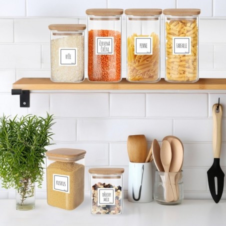 Klaas säilituspurk kaane ja tihendiga 1,5 l