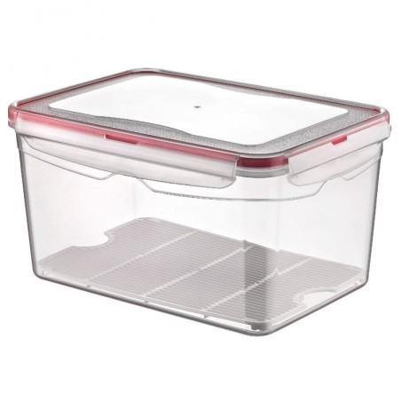 Toidunõu kaane ja restiga tihendiga 4,5 l