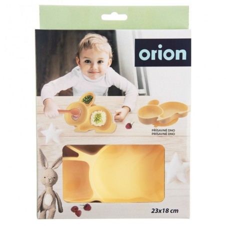 Silikoon taldrik lastele, jagatud, kollane... | FreshDesign.ee