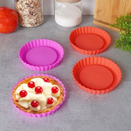 Silikoonist koogivorm 12 cm 4 tk.