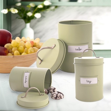 GREENISH 2,2 l metallist säilituskonteiner... | FreshDesign.ee