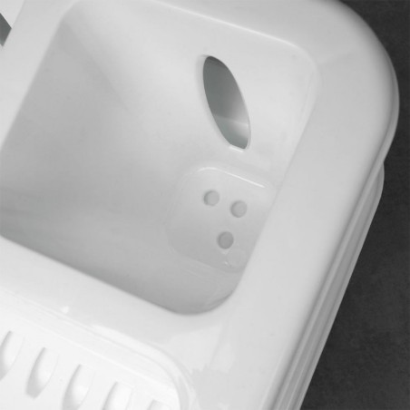 Nõude kuivatamine valge 46x37x8,5 cm | FreshDesign.ee