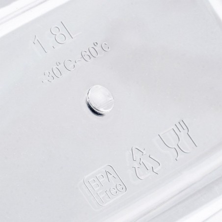 Hermeetiline säilitusnõu MISTY 1,8 l | FreshDesign.ee