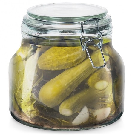 Klambriga kaanega klaasist purk IRMA 1,85 l | FreshDesign.ee