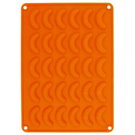 Silikoon oranž küpsisevorm sarvesaiadele | FreshDesign.ee