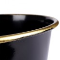 Metallist lillepoti kate must 23x20 cm | FreshDesign.ee