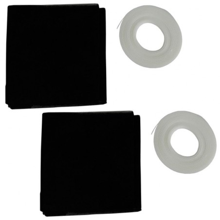 Sääsevõrk aknale must 150x130 cm 2 tk. | FreshDesign.ee