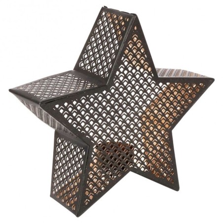 Alumiiniumist küünlajalg kuldtäht 21x20 cm | FreshDesign.ee