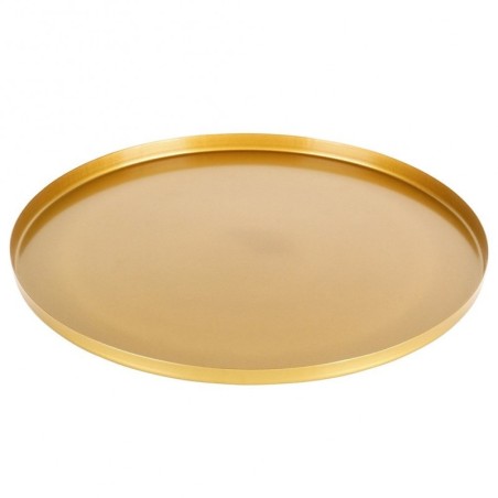 Dekoratiivne küünalde alus, metall, kuld, 30 cm | FreshDesign.ee