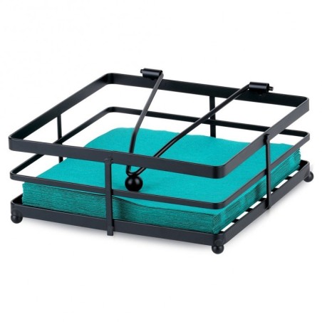 Salvrätikuhoidja metallist must MISTY 18x18 cm | FreshDesign.ee