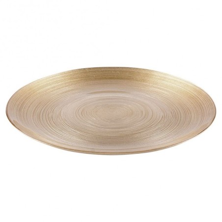 Õhtusöögitaldrik madal klaaskuldne 28 cm | FreshDesign.ee