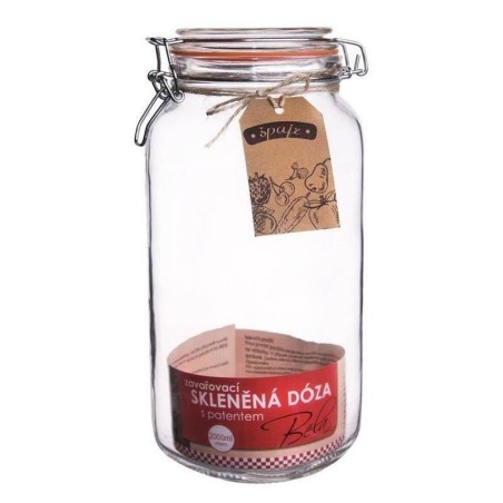 Klambriga kaanega klaaspurk 2 l