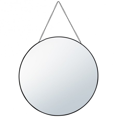 Seinapeegel must ümmargune 29 cm | FreshDesign.ee
