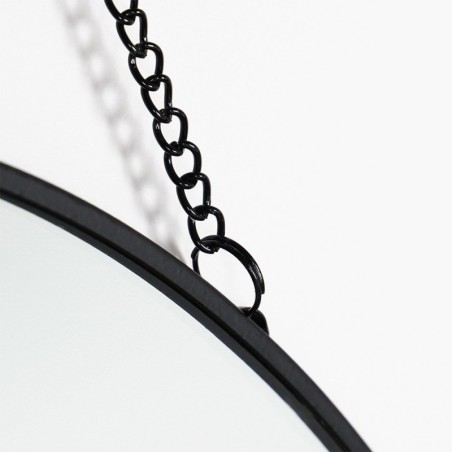 Seinapeegel must ümmargune 29 cm | FreshDesign.ee