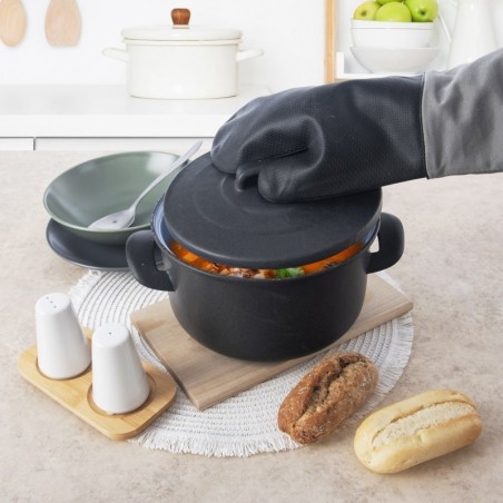 Silikoonist köögikinnas must 40x20 cm