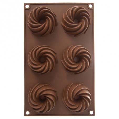 Pruun silikoonist koogivorm 28x17x3 cm | FreshDesign.ee