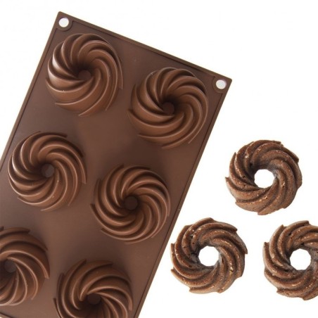 Pruun silikoonist koogivorm 28x17x3 cm | FreshDesign.ee