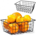 Puuviljakorv metallist must | FreshDesign.ee