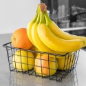 Puuviljakorv metallist must | FreshDesign.ee