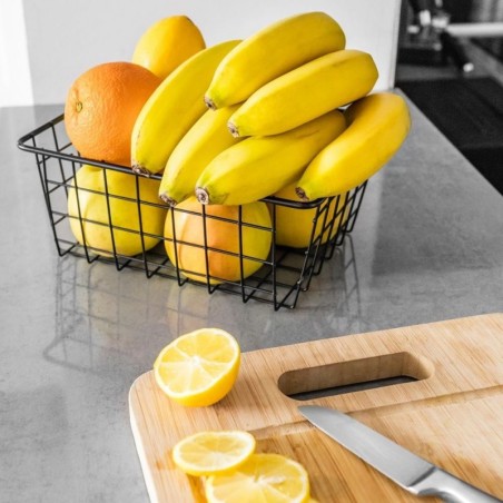 Puuviljakorv metallist must | FreshDesign.ee