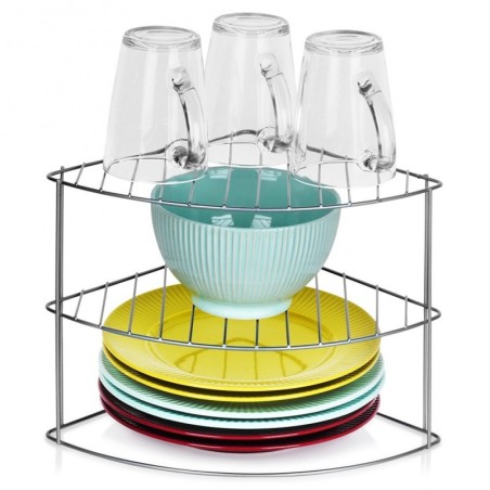 Köögiriiul metallist hall nurk 23x23x21,5 cm | FreshDesign.ee