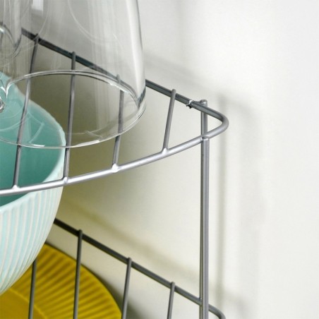 Köögiriiul metallist hall nurk 23x23x21,5 cm | FreshDesign.ee