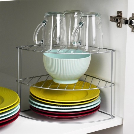 Köögiriiul metallist hall nurk 23x23x21,5 cm | FreshDesign.ee