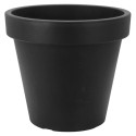 Plastikust aiapott, must, ümmargune, 29 cm | FreshDesign.ee